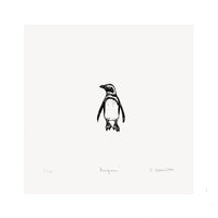 'Penguin' Wood Engraving, Framed or Unframed