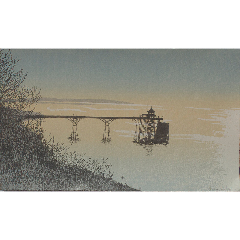 'Pier' Framed Screen Print