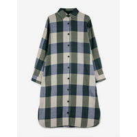 Plaid Check Shirt Dress