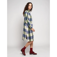 Plaid Check Shirt Dress