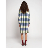 Plaid Check Shirt Dress