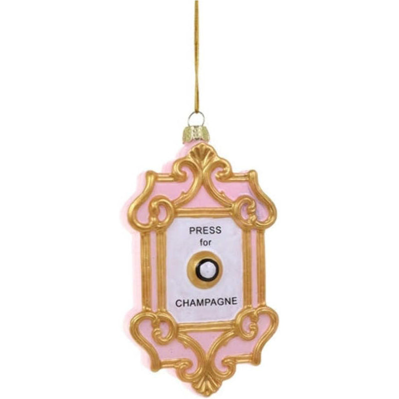 Press For Champagne Christmas Decoration