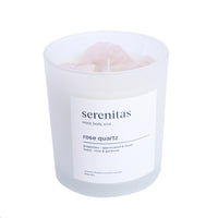 Rose Quartz - Crystal Infused Scented Candle