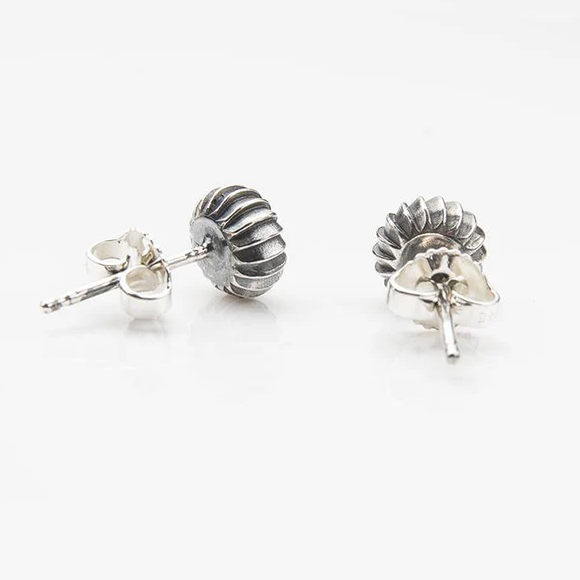 Clementine Stud Earrings, Silver