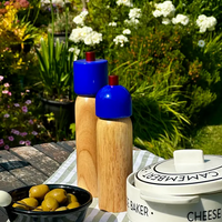 Salt and Pepper Grinder - Blue and Red