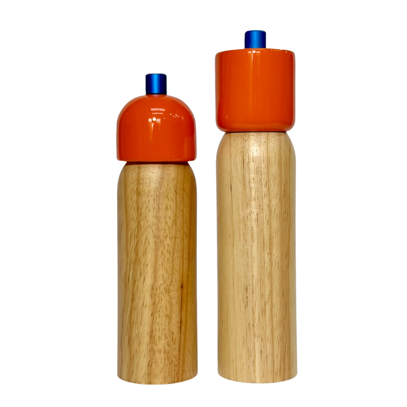 Salt and Pepper Grinder - Orange and Blue