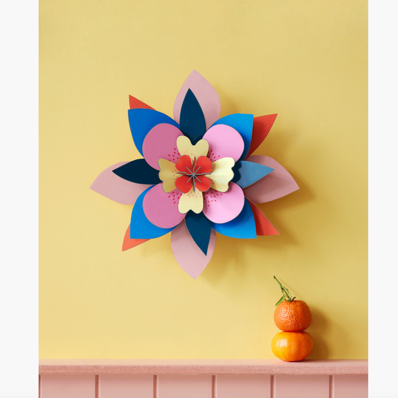 Dragonfruit Punch Flower Wall Art