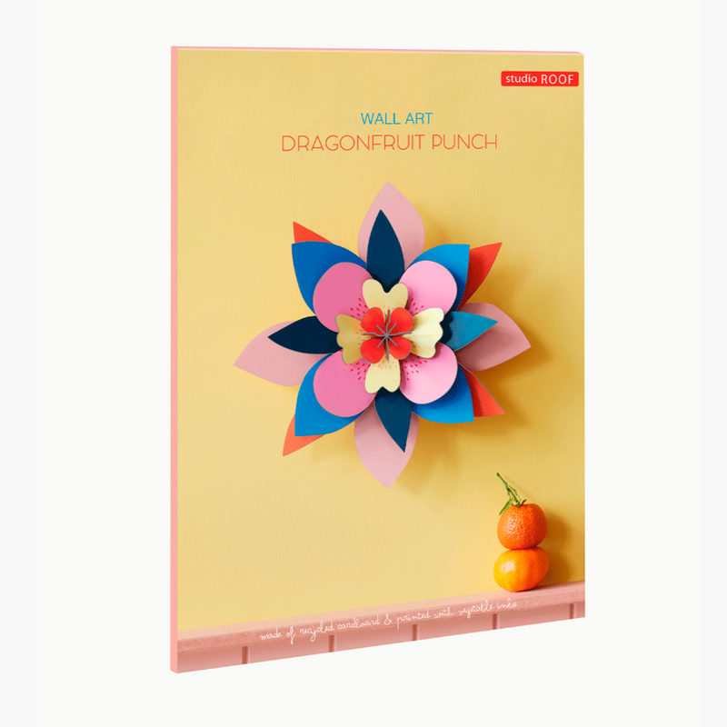 Dragonfruit Punch Flower Wall Art