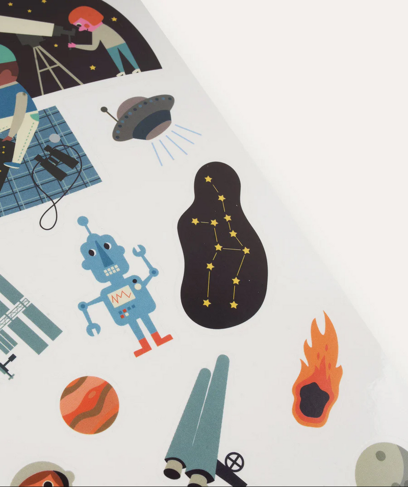 Poppik Mini Space Sticker Poster