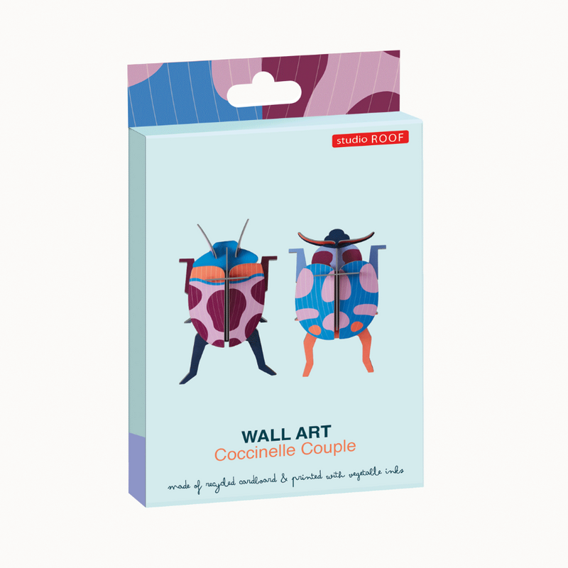 Small Pair of Coccinelle Beetles Wall Art