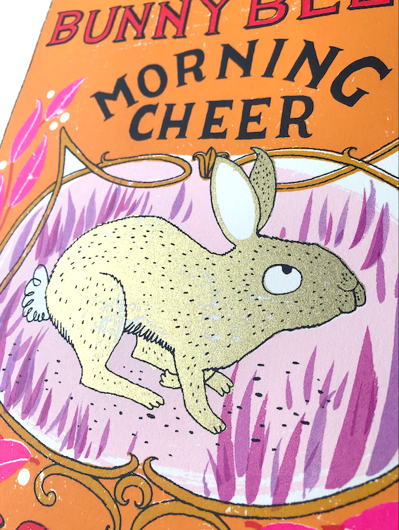 'Morning Cheerful', Screen Print, Unframed