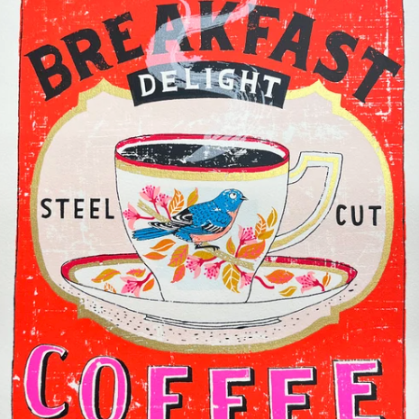 'A Cup Beyond Compare', Screen Print, Unframed