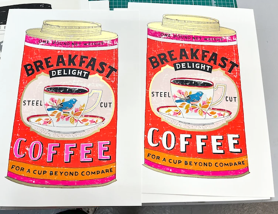 'A Cup Beyond Compare', Screen Print, Unframed