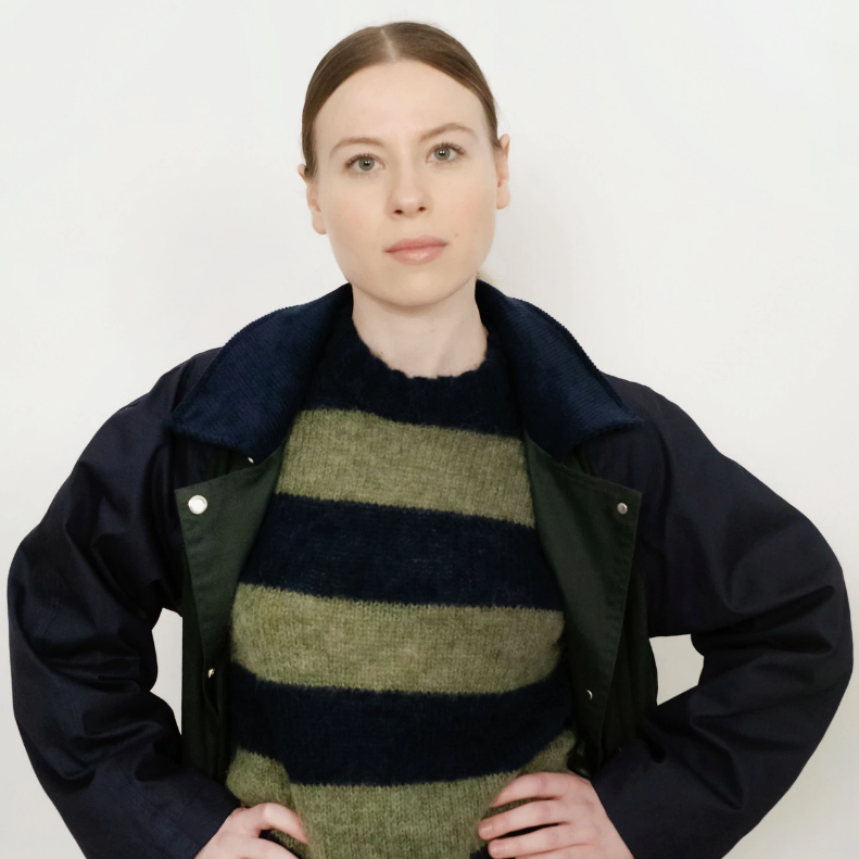 Oversized Striped Jumper