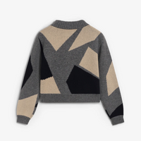 Belen Geometric Cardigan