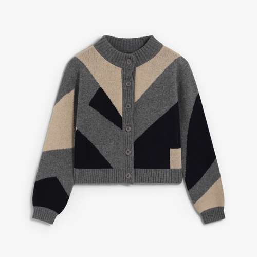 Belen Geometric Cardigan