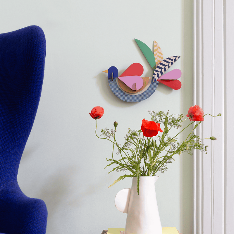 Feathery Bird Wall Art