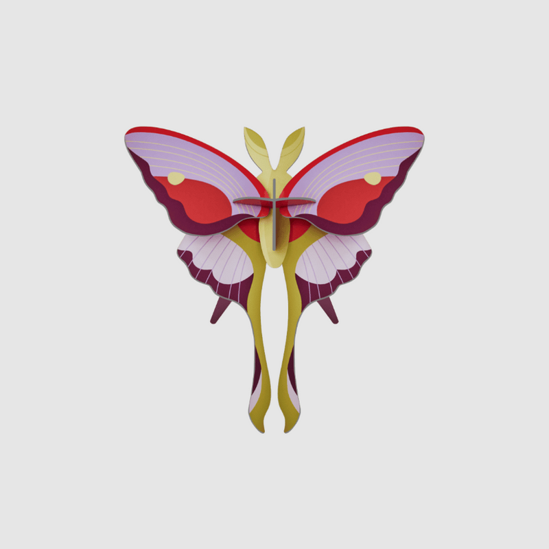 Small Lilac Comet Butterfly Wall Art