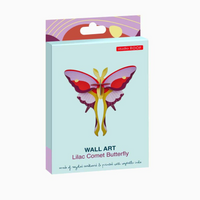Small Lilac Comet Butterfly Wall Art