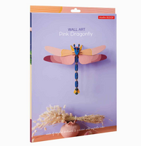 Pink Dragonfly Wall Art