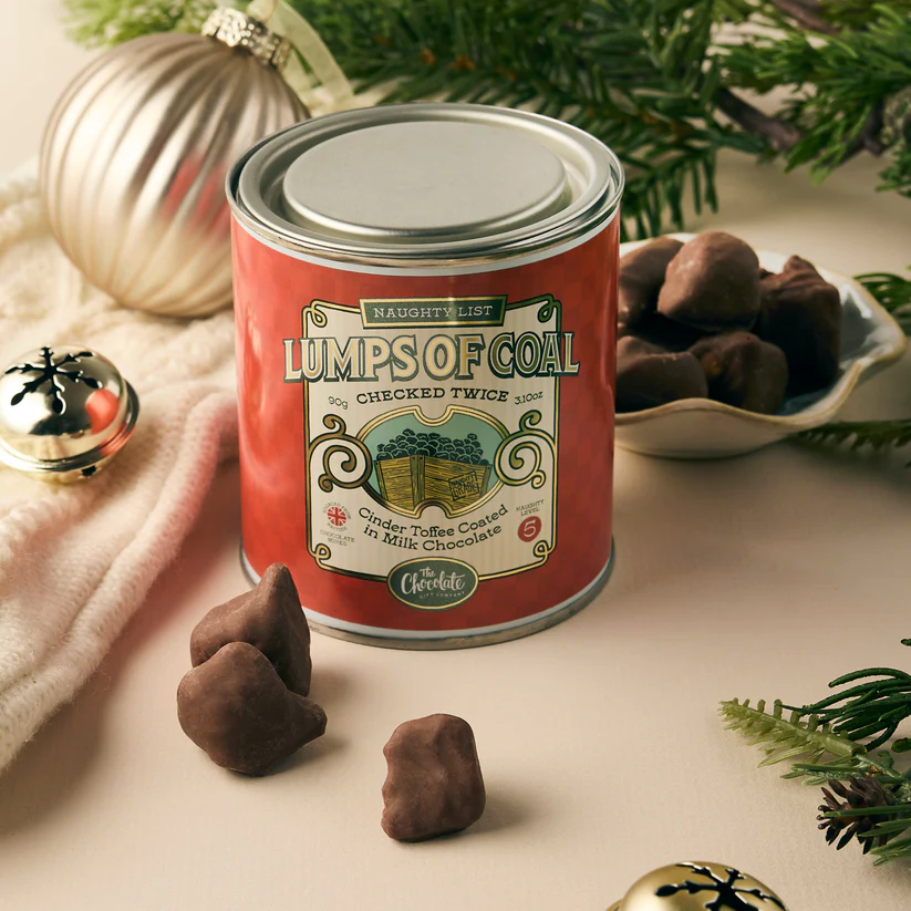 Lumps of Coal, Cinder Toffee in Milk Chocolate