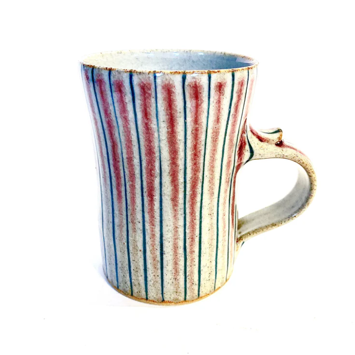 Red Pinstripe Large Mug