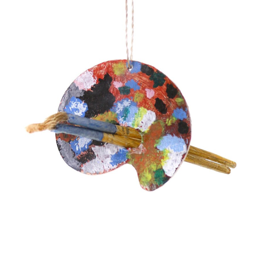Vintage Artist Palette Decoration