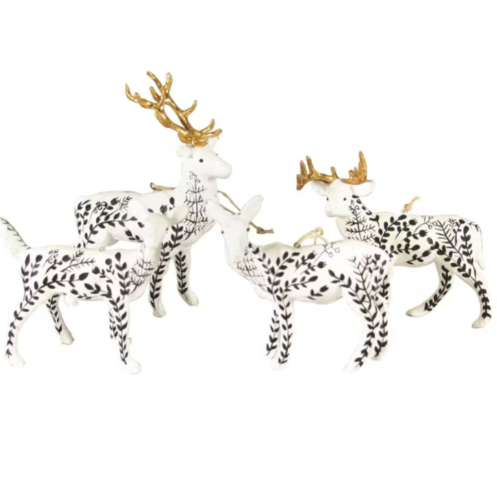Moonlit Deer Decorations