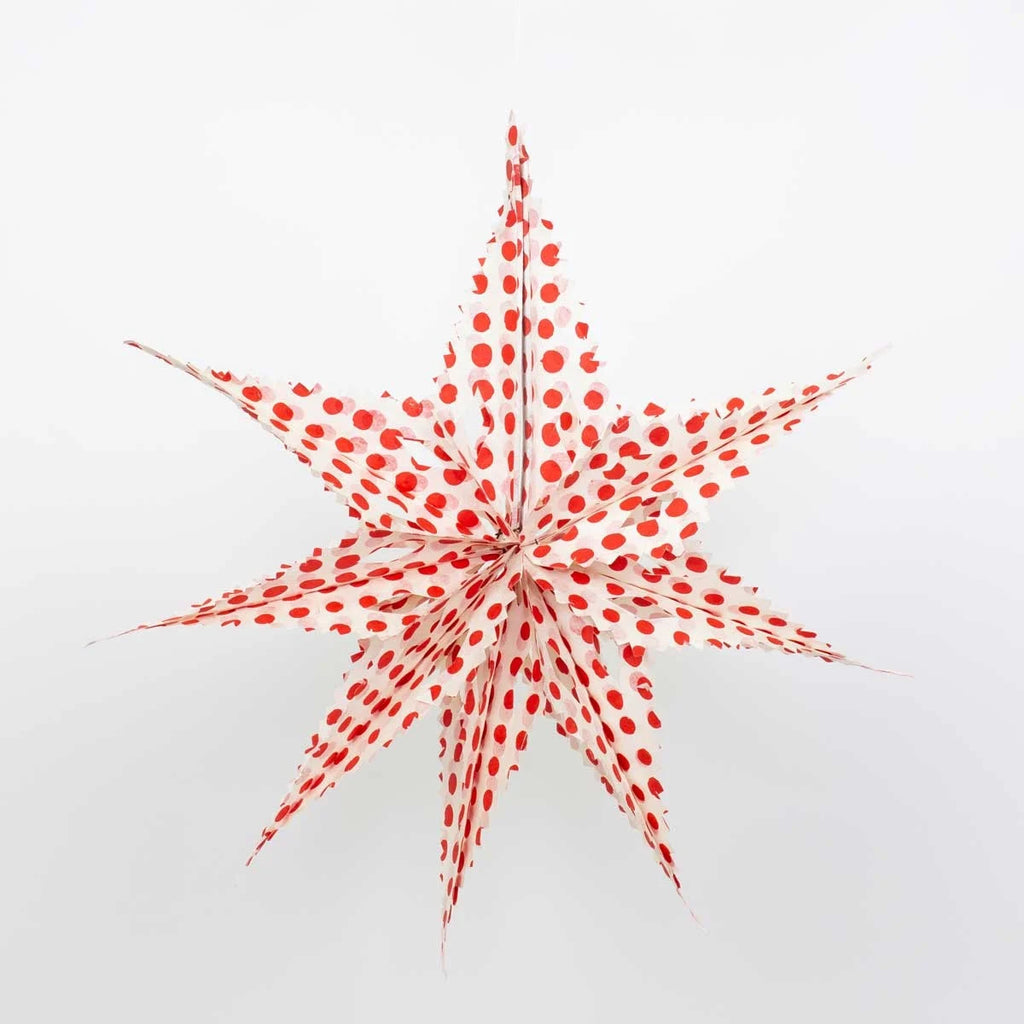 Red Paper Star Decoration