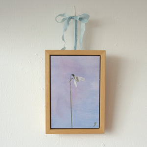 'Snowdrop' Oil Painting, Framed