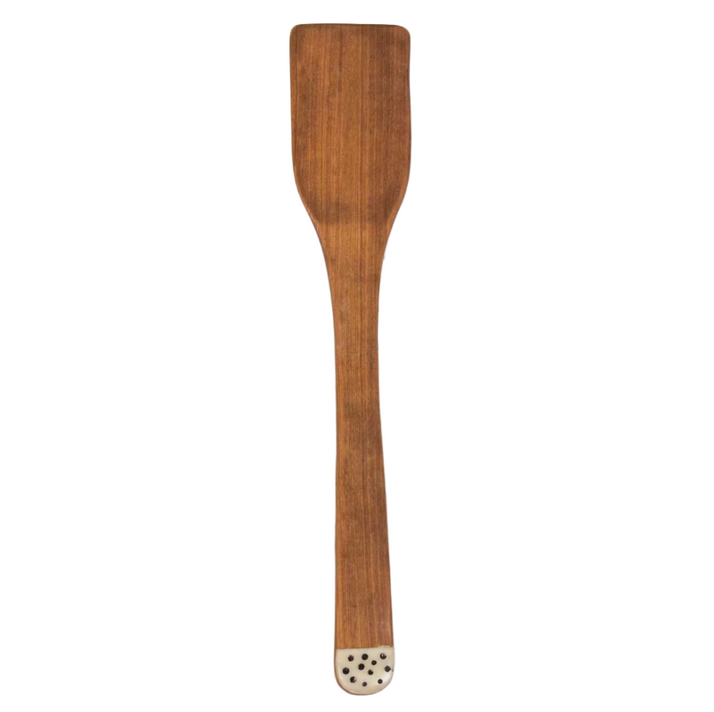 Wooden Spatula - Dots