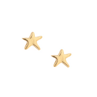 Star Studs, Gold Vermeil