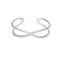 Starfish Bangle, Silver