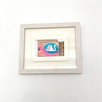 'Swanning About' Screen Print, Framed
