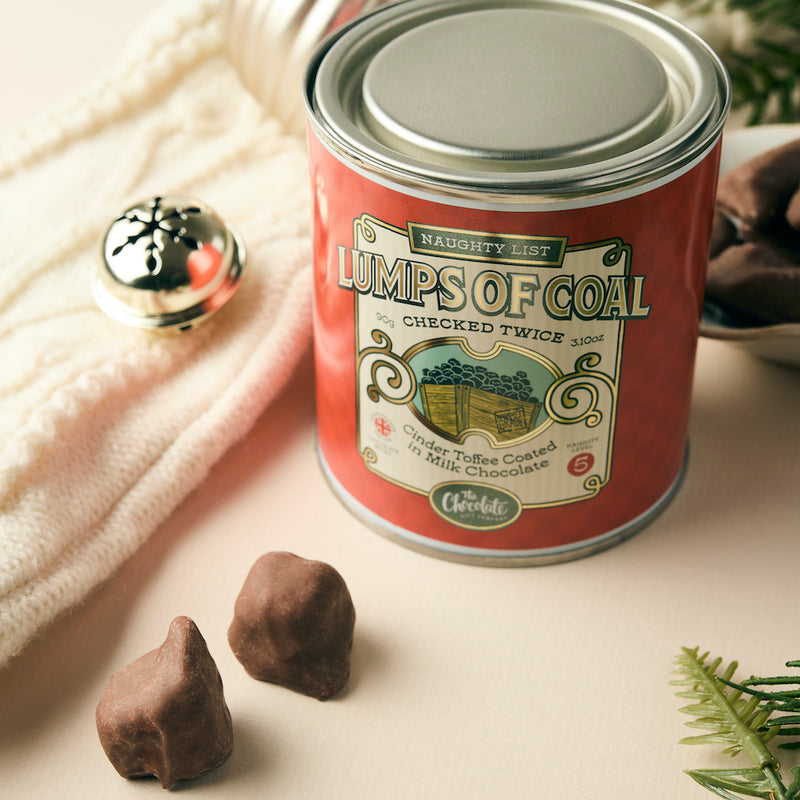 Lumps of Coal, Cinder Toffee in Milk Chocolate