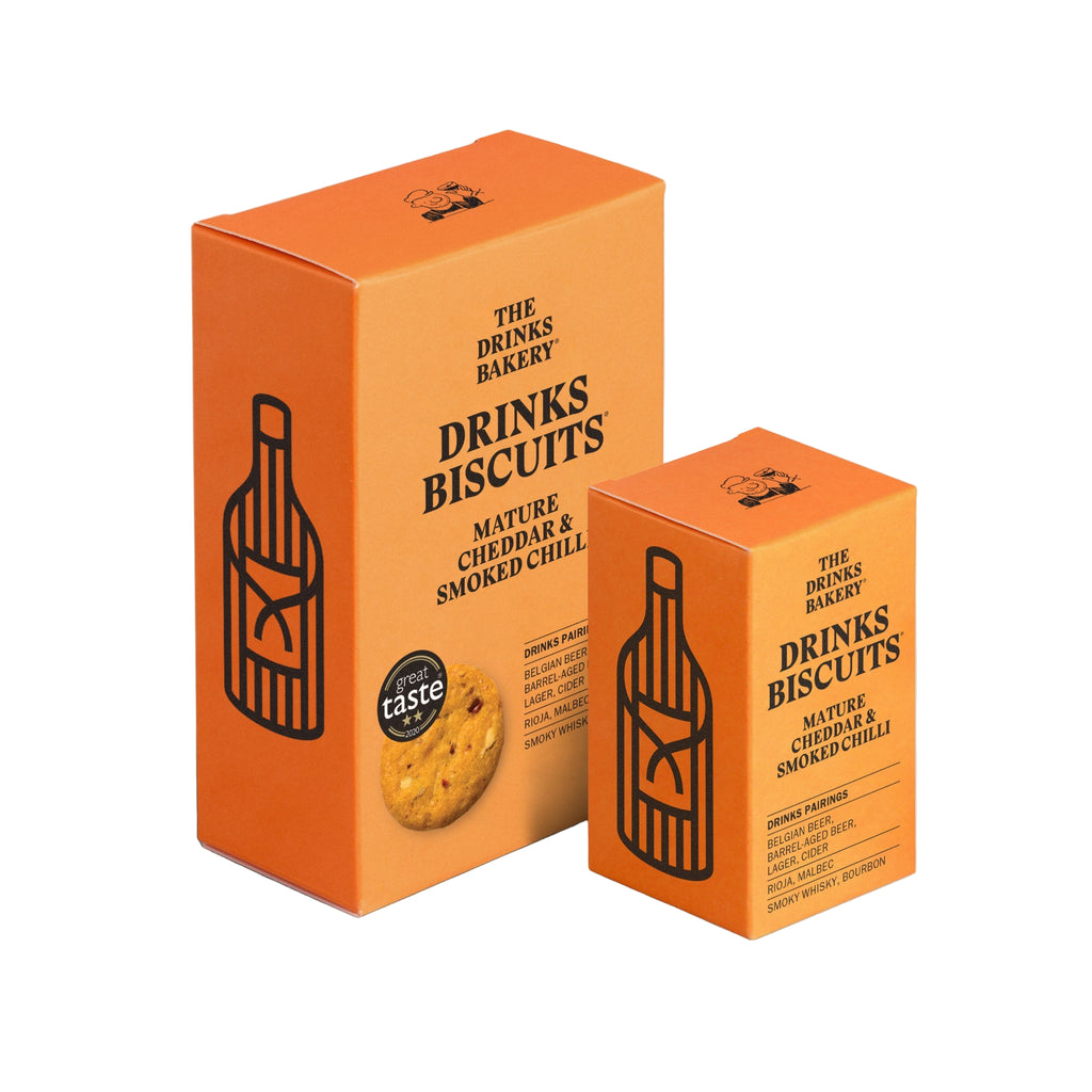 Mature Cheddar and Smoked Chilli Drinks Biscuits