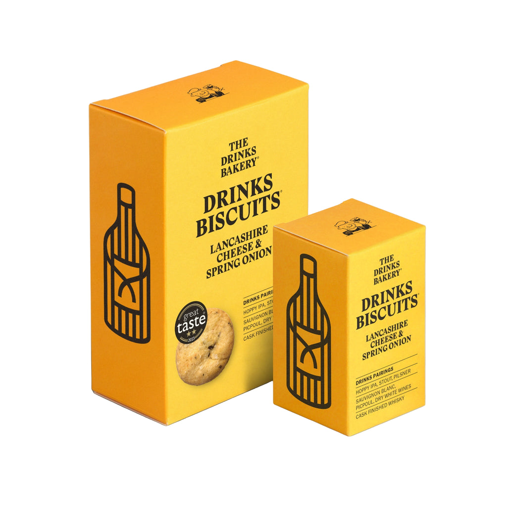 Lancashire Cheese and Spring Onion Drinks Biscuits