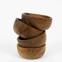 Small Teak Wooden Bowl