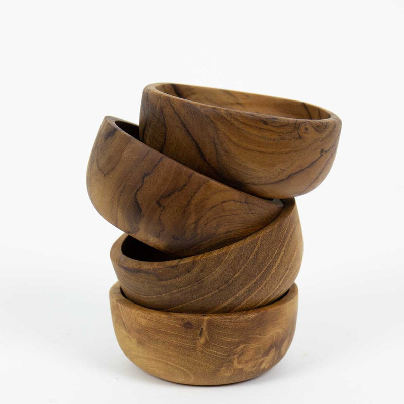 Small Teak Wooden Bowl