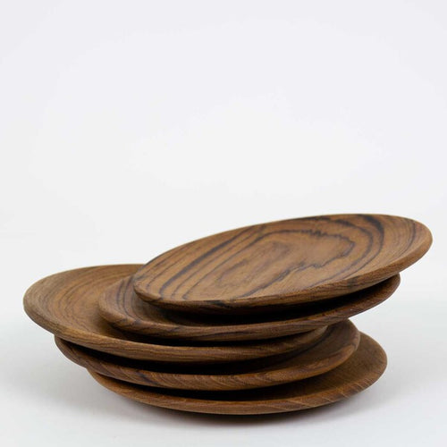 Teak Round Dish