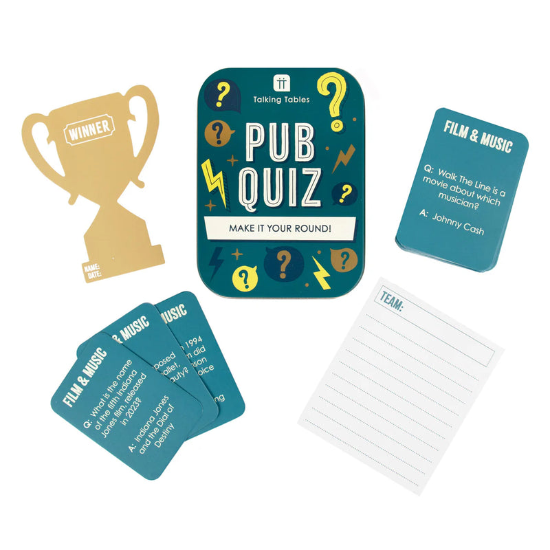 Fun in a Tin - Pub Quiz Game