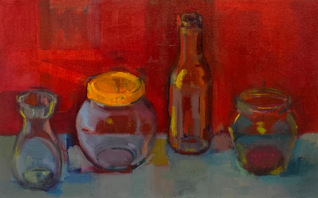 'The Transparency Of Truth, Oil Painting, Framed