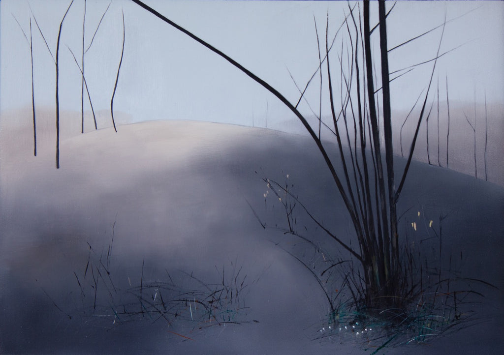 'Thoughts Of Spring V' Oil on Panel, Framed