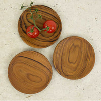 Teak Round Dish