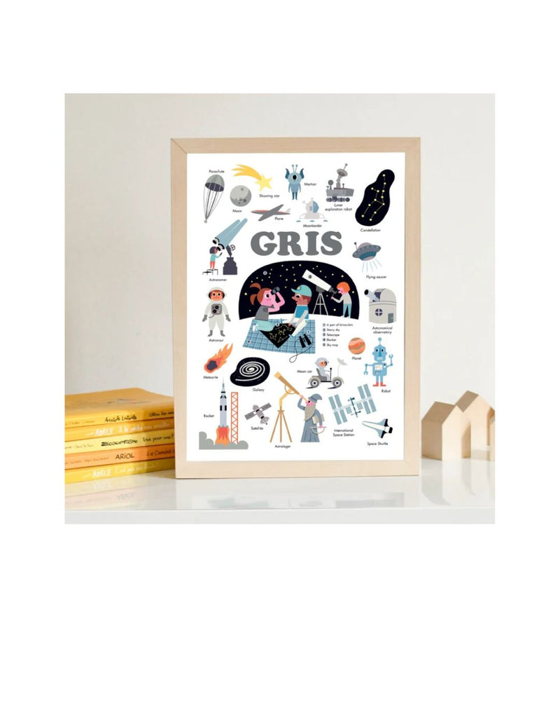 Poppik Mini Space Sticker Poster