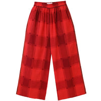 Eamon Trousers Red Gingham