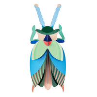 Large Emerald Beetle Wall Art