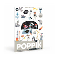 Poppik Mini Space Sticker Poster