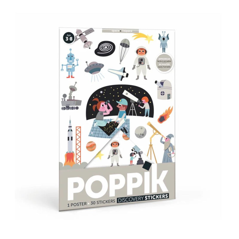 Poppik Mini Space Sticker Poster