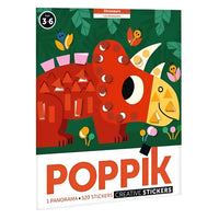 Poppik Sticker Panorama - Dinosaurs